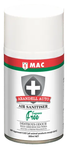 ARANDELL FRANGIPANI AUTO AIR SANITISER 300ML EACH DG2