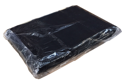 RUBBISH BAGS BLACK FLAT PACK 80LTR