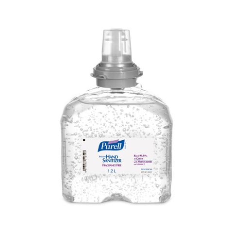 GEL HAND SANITISER FRAGRANCE FREE PURELL TOUCH FREE TFX REFILL 1.2LTR DG3