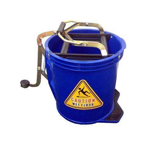 WRINGER MOP BUCKET BLUE 16LTR