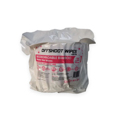 BAMBOO WATER WET WIPES X 450 BIODEGRADABLE WIPES