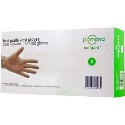 GLOVES VINYL POWDER FREE SMALL BOX