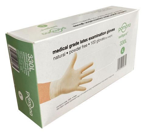 GLOVES LATEX POWDER FREE LARGE BOX