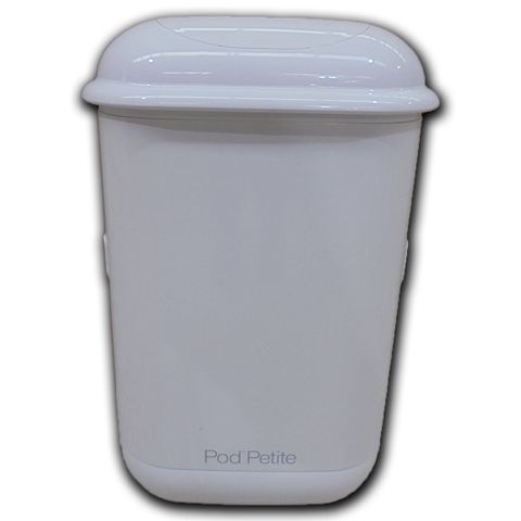 POD PETITE SANITARY BIN WHITE