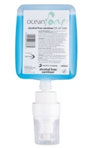 SANITISER HAND FOAM ALCOHOL FREE OCEAN RAIN REFILL 1LTR CTN