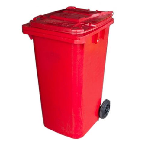 Wheelie Bin 240 Ltr Red