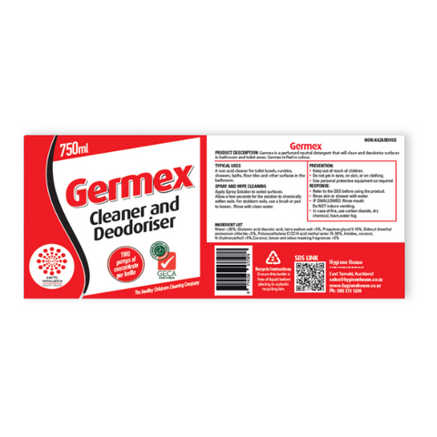 EARTH RENEWABLE GERMEX -  LABEL