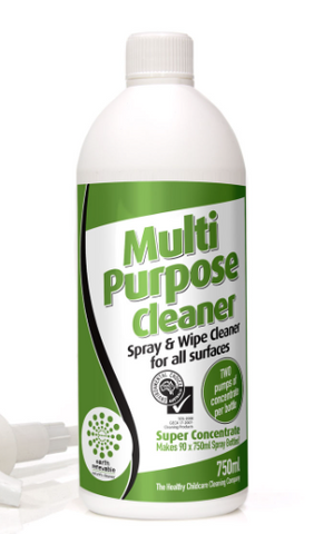 EARTH RENEWABLE MULTI PURPOSE CLEANER CONCENTRATE 750ML MPI APPROVED