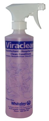 VIRACLEAN DISINFECTANT SPRAY BOTTLE 500ML