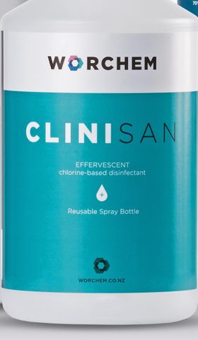 CLINISAN SPRAY BOTTLE LABEL