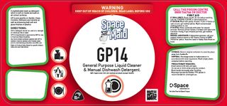 DISHWASH SINK DETERGENT LABEL
