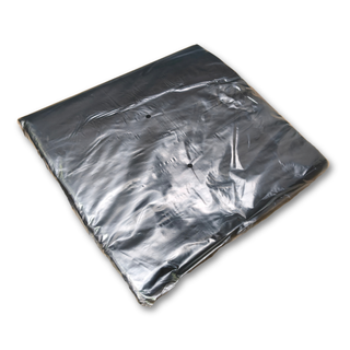 RUBBISH BAGS TIETOP BLACK FLAT 50/PACK 60LTR