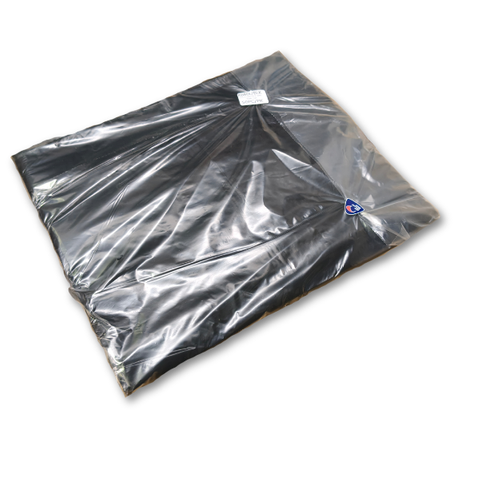 RUBBISH BAGS TIETOP BLACK FLAT 50/PACK 80LTR