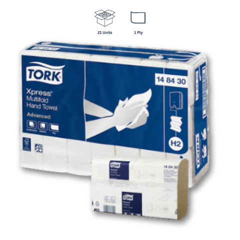 TORK XPRESS ADVANCED MULTIFOLD HAND TOWEL SLIMLINE H2