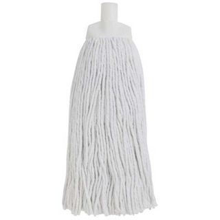 MICROFIBRE EDCO ROUND MOP HEAD WHITE 27CM
