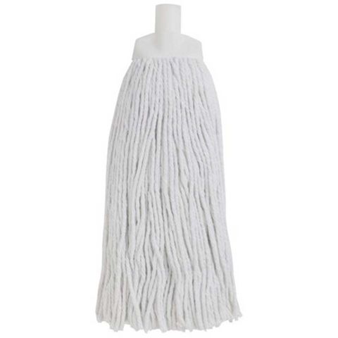MICROFIBRE EDCO ROUND MOP HEAD WHITE 27CM
