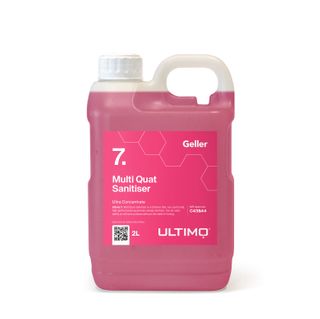 GELLER ULTIMO #7 MULTI QUAT SANITISER 2LTR