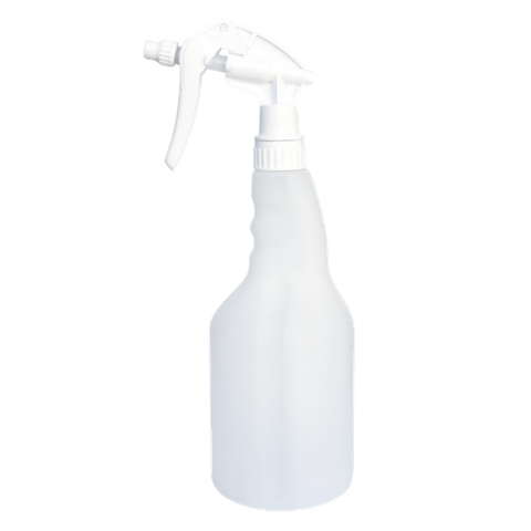 SPRAY BOTTLE WITH WHITE TRIGGER 750ML