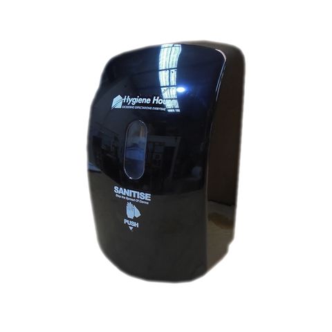 DISPENSER HAND SANITISER GEL MANUAL POUR-IN BLACK