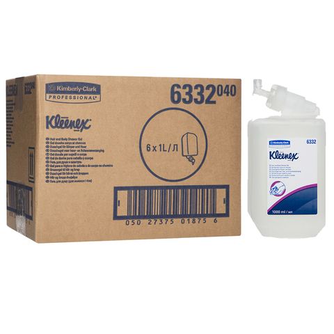 SOAP SHOWER GEL HAIR AND BODY KLEENEX CTN