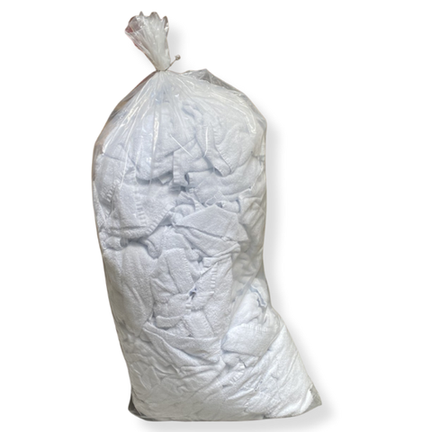 10KG WHITE TOWELLING RAGS