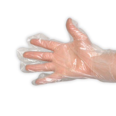 GLOVES CLEAR PLASTIC LARGE DISPOSABLE CTN (1000)