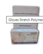 GLOVES STRETCH POLYMER LITE POWDER FREE MEDIUM CTN