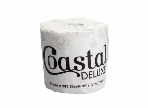TOILET TISSUE ROLLS DELUXE WRAPPED - 3 PLY CTN