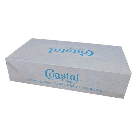 FACIAL TISSUE 2PLY 100/BOX