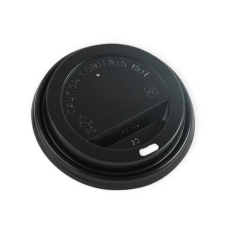 COFFEE CUP 12OZ LID PE BLACK CTN