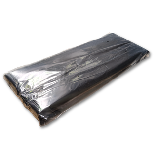 RUBBISH BAGS BLACK FLAT 30/PACK (38mu) 240LTR