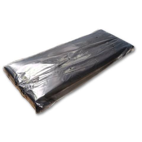 RUBBISH BAGS BLACK FLAT 30/PACK (38mu) 240LTR