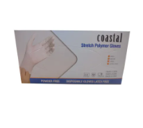 Gloves Stretch Polymer Lite Powder Free Medium Box