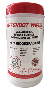 Offshoot Alcohol Wipes x 100 Wipe Tub DG4.1