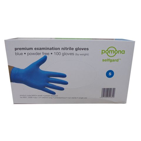 Gloves Nitrile Powder Free Small Selfgard Medical Box