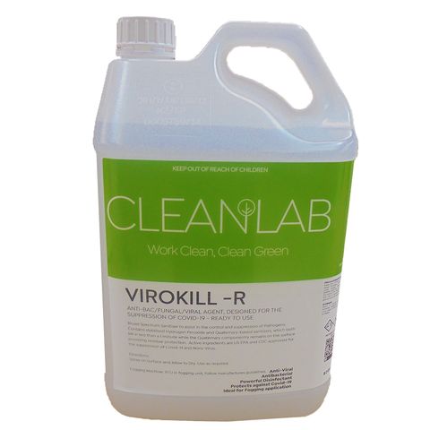 CLEAN LAB VIROKILL - RTU, (VIR-R-5L) ANTI-BAC/FUNGAL/VIRAL SPRAY
