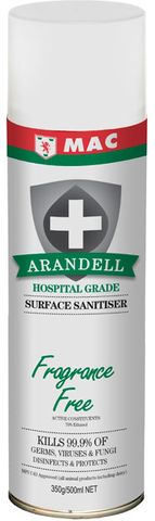 Arandell Surface Sanitiser 500ml Each DG2