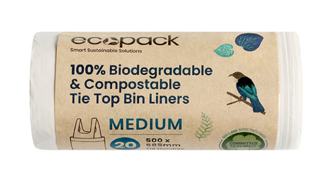 Kitchen Tidy Liners Compostable Bags 27 Litre Roll