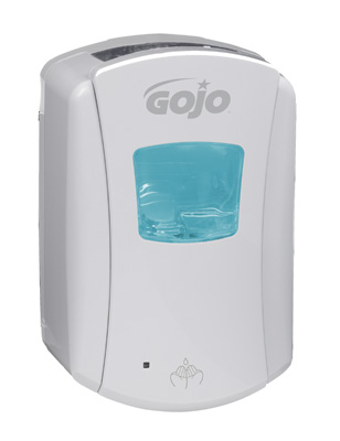 Dispenser Soap Foam Gojo Touch Free LTX Green W/Rm  White