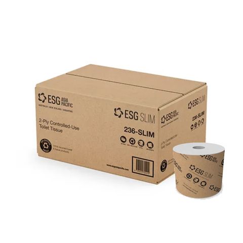 Toilet Tissue Roll 2 Ply ESG Slim Carton