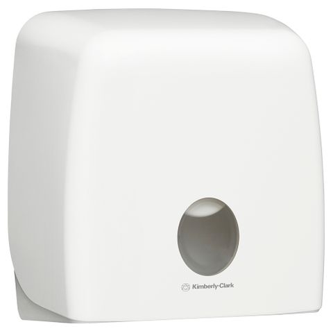 Dispenser Toilet Tissue Roll Jumbo Single ABS White