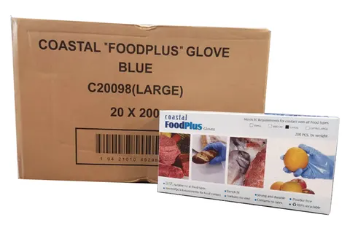 Gloves Disposable Powder Free X-Large Food Plus Carton