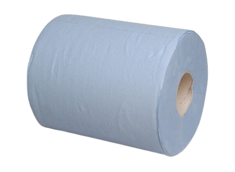 Hand Towel Roll Centre Feed 1 Ply Blue