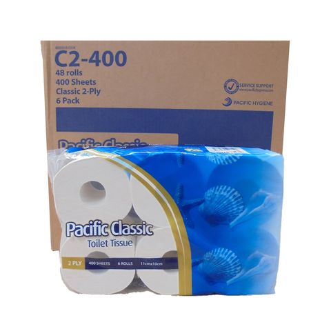 Toilet Tissue Roll 2 Ply Classic