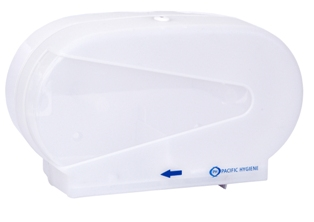 Dispenser Toilet Tissue Roll Mini Jumbo Double PH White