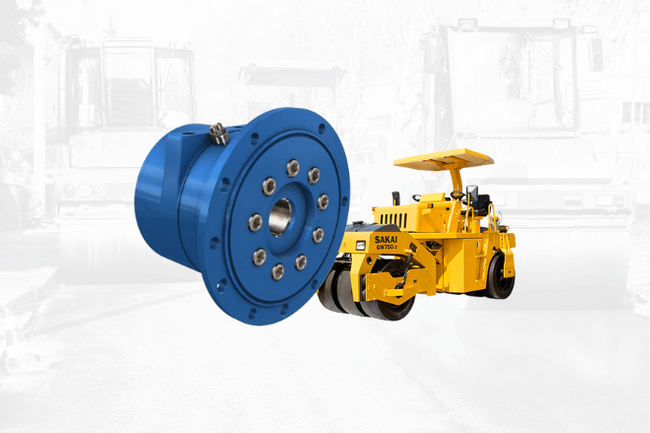 Sakai Rollers Adapted for the Poclain MK09 Motor