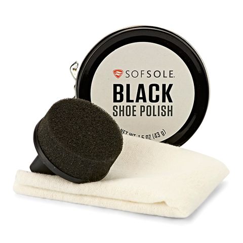 SOF SOLE BLACK SHOE POLISH KIT