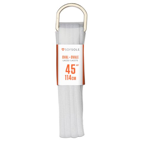 "SOF SOLE ATH OVL LACE WHT 45"