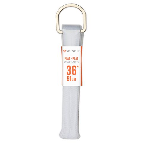 "SOF SOLE ATH FLT LACE WHT 36"