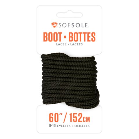 SOF SOLE BOOT BLACK LACE 60"